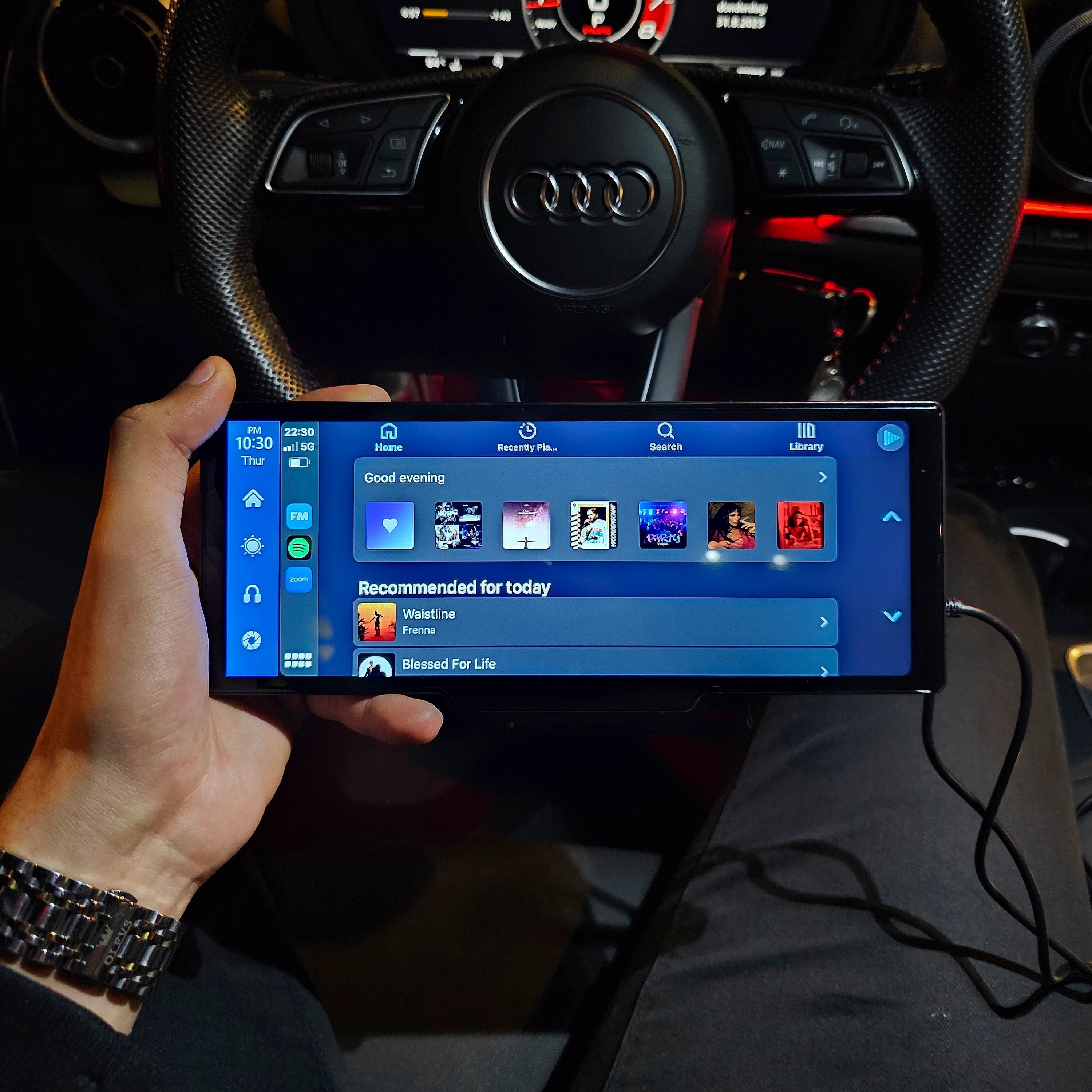 CarPlay + Android Auto Bildschirm 